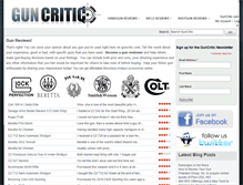 Tablet Screenshot of guncritic.com